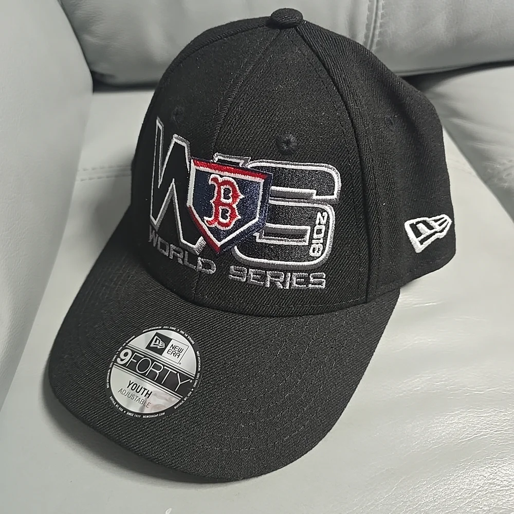 Boston Red Sox 2018 World Series Hat Strap Back‎ New Era Youth OSFM Black